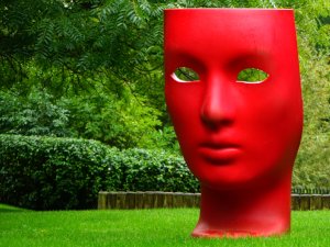 Salud Ecológica: Cara gigante roja.